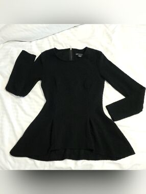 🍒VINTAGE🍒Armani Exchange Black Peplum Top